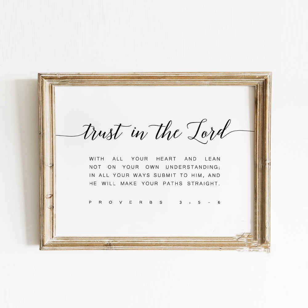 Blessing Bible Wall Art Print Canvas Painting